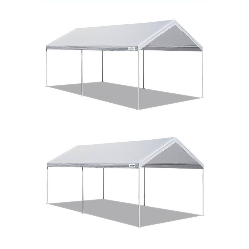 Caravan Canopy Domain 10 x 20 Foot Straight Leg Instant Canopy Tent Set (2 Pack), 1 of 7