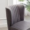 Maliang Velvet Upholstered Accent Chair - 2 of 4