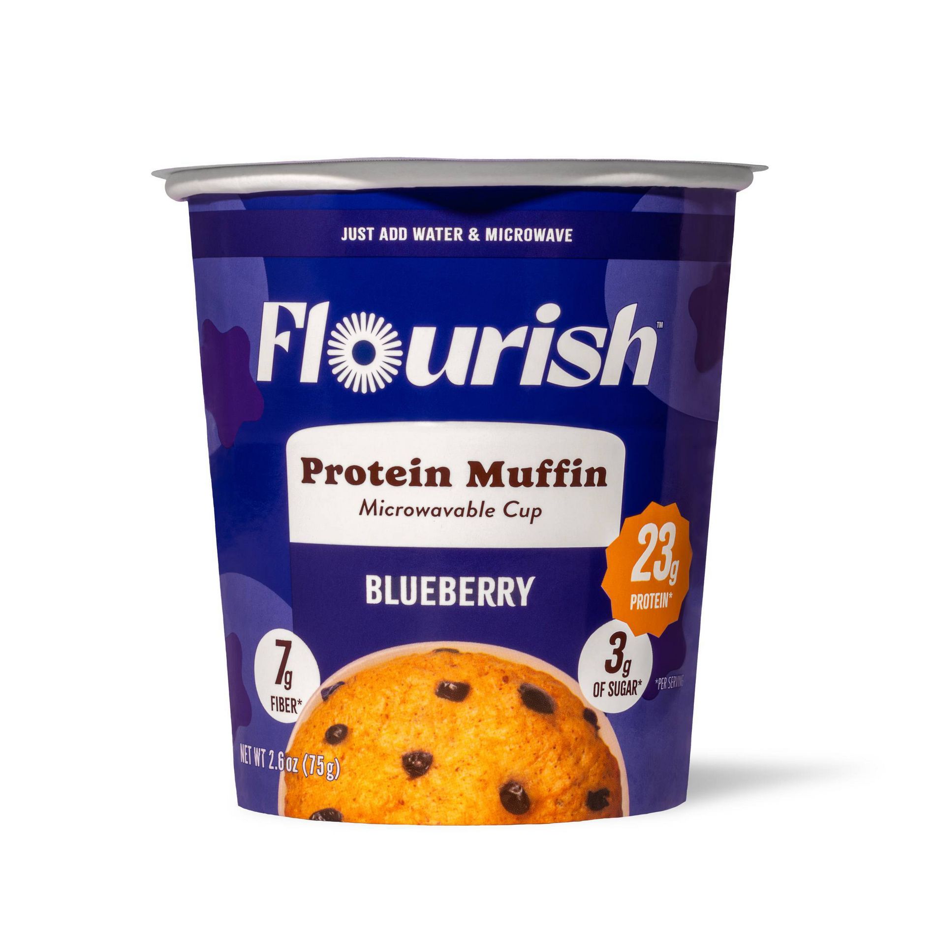Flourish Pancakes Blueberry Protein Mug Cake - 2.64oz