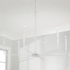 Capital Lighting Paloma 6 - Light Chandelier in  Textured White - 4 of 4
