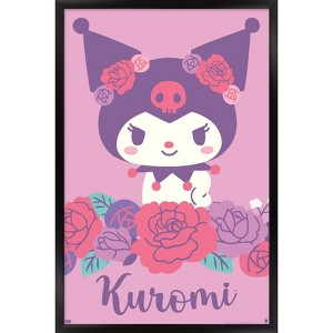 Trends International Hello Kitty and Friends: 24 Flowers - Kuromi Framed Wall Poster Prints - 1 of 4