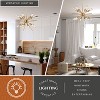VAXCEL Estelle Mid-Century Modern Sputnik Pendant Light Fixture - 3 of 4