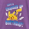 Girl's Pokemon Pikachu Have a Charged Up Birthday T-Shirt - 2 of 4