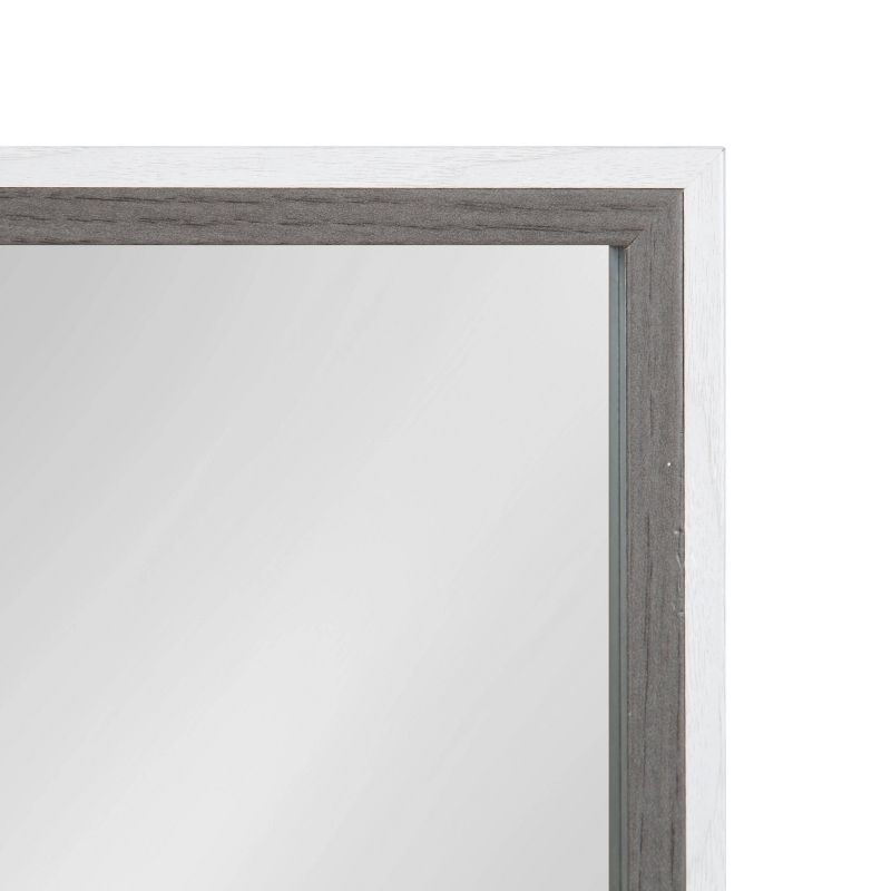 19&#34; x 24&#34; Gibson Decorative Framed Wall Mirror Gray/White - Kate &#38; Laurel All Things Decor, 4 of 10