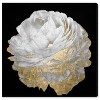 12" x 12" Gold & Light Floral Canvas Art by Oliver Gal: Unframed, Museum Grade, Fade Resistant - 2 of 4