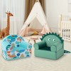 Costway Kids Sofa Foam Filled Armchair Dinosaur Cuddly Toddler Couch with Washable Cover - 3 of 4