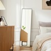 MAYEERTY Floor Standing Mirror, Wall Mirror with Stand Aluminum Alloy Thin Frame - 4 of 4
