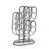 Ferrat Modern Industrial 13 Bottle Tabletop Cactus Wine Rack Black - Christopher Knight Home - 3 of 4
