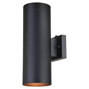 Vaxcel Chiasso 2 - Light Wall Light in  Textured Black - 1 of 4