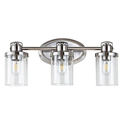 Maci Wall Sconce - Nickel/Clear - Safavieh