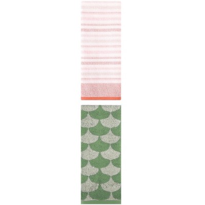 REGALWOVEN Cotton Absorbent Soft Decorative Hand Towel for Bathroom 13" x 29"/13" x 27" 2 Pcs
