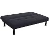 DOMETOUR Linen Sofabed Convertible Sleeper Sofa For Living Room - 3 of 4