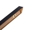 DSVIMOY Planter Stands and Holders Planter Stands Shelf with Invisible Brackets for Home Storage, Black, 19"*5"*3" - 4 of 4
