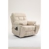 TiramisuBest Old age electric lift chair, flat high density foam electric sofa, with heating and massage functions, can tilt to 180 degrees, - 4 of 4