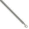 Black Bow Jewelry Men's 12mm Stainless Steel Polished Curb Chain Necklace, 24 Inch - 3 of 4