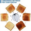 CUSIMAX 2-Slice Stainless Steel Toaster, Large LED Display, 1.5'' Extra-wide Slots - 4 of 4