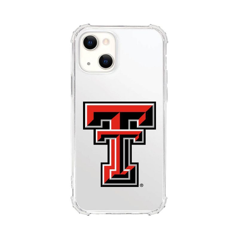 NCAA Texas Tech Red Raiders Clear Tough Edge Phone Case - iPhone 13, 1 of 5