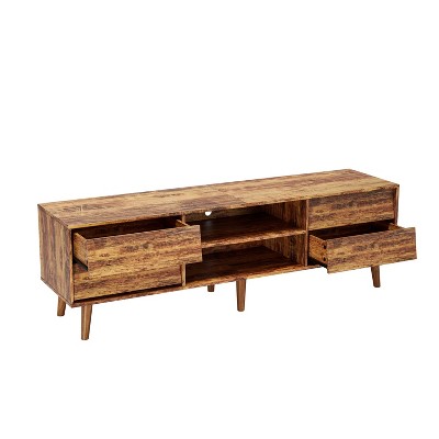 NicBex TV Stands for 60 inch TV,Entertainment Center with 4 Drawers and 2 Open Shelves,TV Console for Living Room, Bedroom, Home