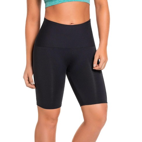 Leonisa High-Waisted Knee-Length Shaper Bike Short ActiveLife - Black S