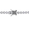 EVERLY JEWELRY | Sterling Silver Created Stones Bracelet, 7.25 in- Multiple Stone Color Option - 2 of 4