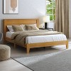 Galano Queen Tiena Lencia Bed with Headboard – Amber Walnut - 2 of 4