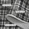 Nasitip Washable Rug-Modern Plaid Area Rug Non Slip Soft Rugs-Low Pile Foldable Floor Cover Accent Carpet - 3 of 4
