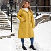 Women's Plus Size Windbreaker Drawstring Waist Hooded Zipper Outdoor Long Trench Coats with Pockets - Agnes Orinda - 2 of 4