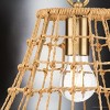 Urban Ambiance Luxury Bohemian Indoor Pendant,  11-7/8''H x 10"W x 10''D,  Vintage Brass Finish, UHP4684 - 4 of 4