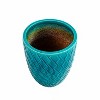SpassWay 17" Dia Outdoor Indoor Ceramic Planter Pot Decorative Planter with Drainage Hole Patio Flower Pot - 3 of 4