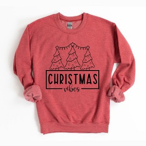 Simply Sage Market Women's Graphic Sweatshirt Christmas Vibes - 1 of 4