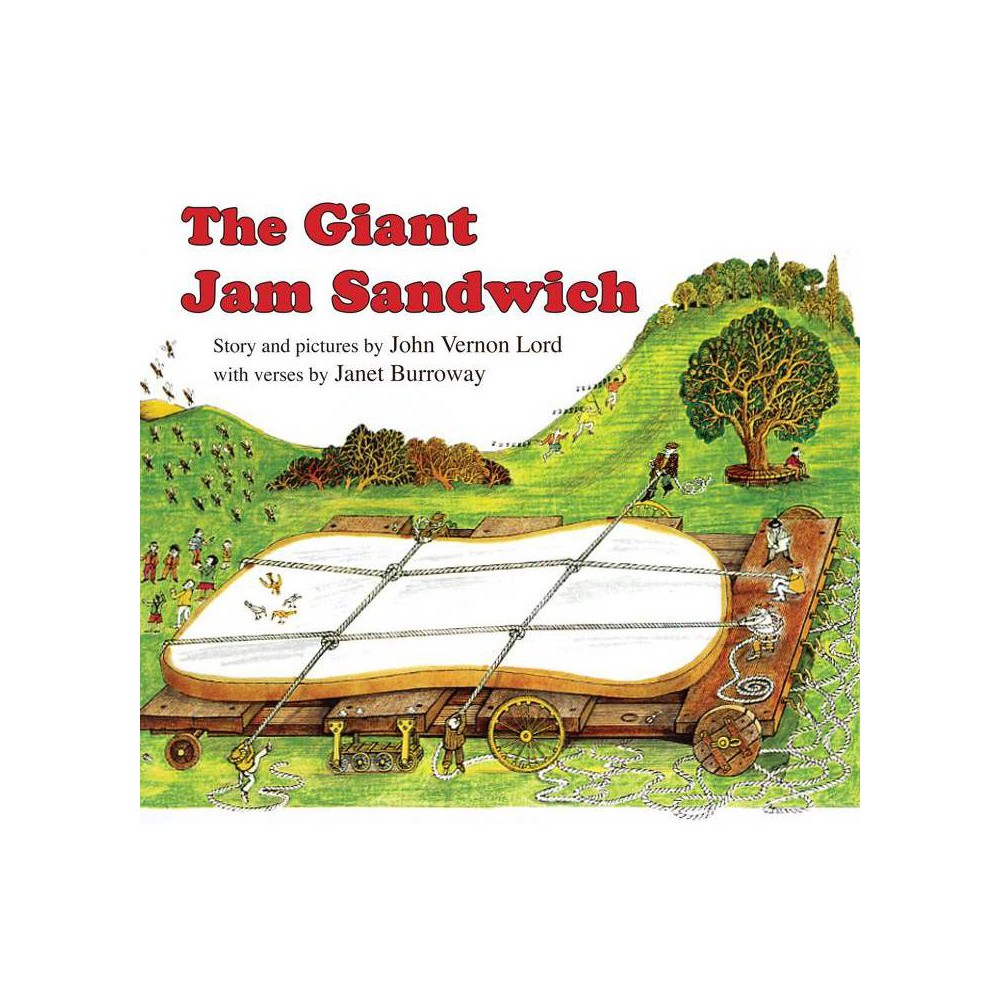 The Giant Jam Sandwich - by John Vernon Lord & Janet Burroway (Board Book) About the Book It's a dark day for Itching Down. Four million wasps have just descended on the town, and the pests are relentless. What can be done? Bap the Baker has a crazy idea that just might work, in this classic tale that's now in a board book edition. Full color. Book Synopsis It's a dark day for Itching Down. Four million wasps have just descended on the town, and the pests are relentless! What can be done? Bap the Baker has a crazy idea that just might work . . . Young readers will love having this lyrical, rhyming text in an accessible board book format as they watch the industrious citizens of Itching Down knead, bake, and slather the biggest wasp trap there ever was! John Vernon Lord's bright ink and crayon illustrations fill the pages with humorous detail. Review Quotes Children should have fun spotting the cockeyed absurdities purveyed here in pictures and verse. Kirkus Reviews