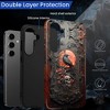 BONGEEK Case Compatible with Samsung Galaxy S25,Scratch Resistant Hybrid 2-Layer Hard Shell Bright Phone Case,Raven Gothic Dark - 4 of 4