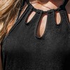 Women's Halter Neck Keyhole Cutouts Beach Cover-Up Dress - Cupshe - 3 of 4