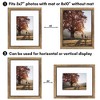 Americanflat Vintage Picture Frame with Mat and Beaded Accents with Shatter Resistant Glass - 4 of 4