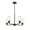 Millennium Lighting Amberle 5 - Light Chandelier in  Matte Black - 2 of 4