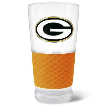 NFL Green Bay Packers 22oz Pilsner Glass with Silicone Grip