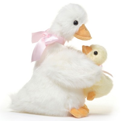 Bearington Downie & Duckie Plush Yellow Duck Stuffed Animal, Adorable, Soft and Cuddly, 10.5 inches