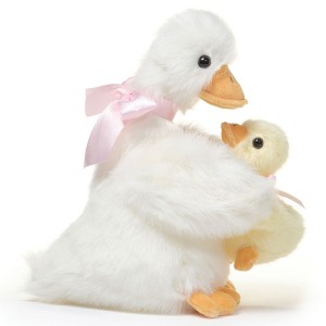 Bearington Downie & Duckie Plush Yellow Duck Stuffed Animal, Adorable, Soft and Cuddly, 10.5 inches - 1 of 4