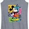 Women's - Disney - Mickey Sketch Graphic Racerback Tank - 2 of 4