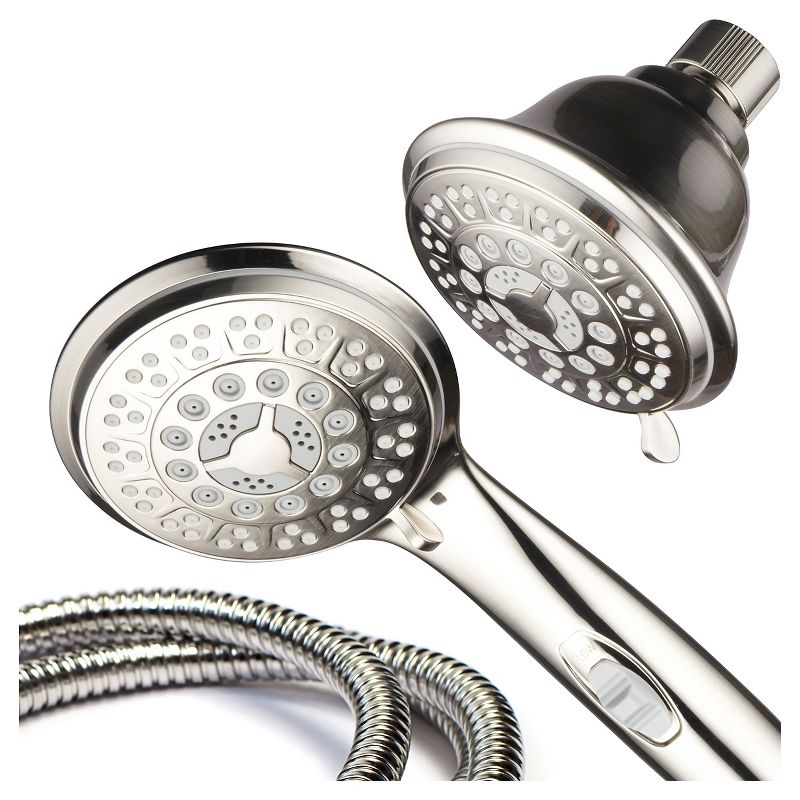 Ultra Luxury Combo Shower System Brushed Nickel - Hotelspa, 4 of 8