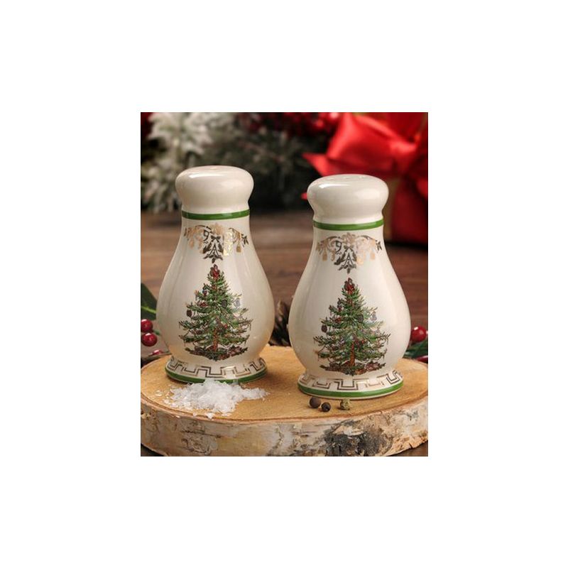 Spode Christmas Tree Gold 4 Inch Salt and Pepper Shaker - 4 Inches, 3 of 5