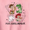 Boys' - Disney - Play Chill Repeat Graphic Long Sleeve Fleece Sweatshirt - 2 of 4