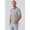 Sol Angeles Venice Stripe Henley Indigo Stripe- Medium - 4 of 4