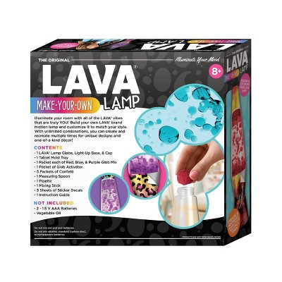 DIY Color-Changing LED Lava Lamp Kit with Stickers