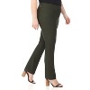 Rekucci Curvy Woman  Straight Leg Pull-On Pants with Tummy Control - 2 of 4