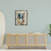 Stupell Industries Woman Coastal Beach Canopy Summer Ocean Scene Floating Frame Canvas Art - 3 of 4