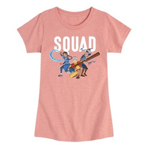 Girls' - Avatar: The Last Airbender - Trio Squad Fitted Short Sleeve Graphic T-Shirt - 1 of 4