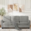 3-Seater Sofa, Minimalist Living Room Couch, Deep Seat Sofa with Washable Covers & Curved Armrests, for Apartments, Home Office, Bedroom - 2 of 4