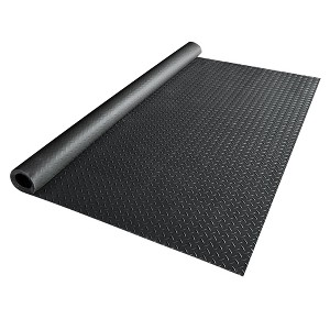 Yescom Garage Floor Mat Roll Diamond Car Parking Protect Cover Trailer PVC 13x5 Ft Black-Diamond - 1 of 4