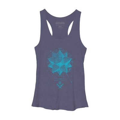 Women's Design By Humans Map to Nowhere By Collisiontheory Racerback Tank Top